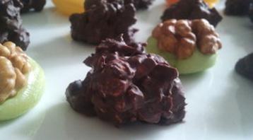 Photo recette Bouchées amandes et chocolat