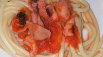Photo recette Bucatini aux poulpes