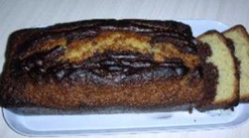 Photo recette Gâteau marbré chocolat