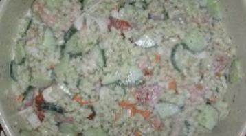 Photo recette Salade de blé au saumon