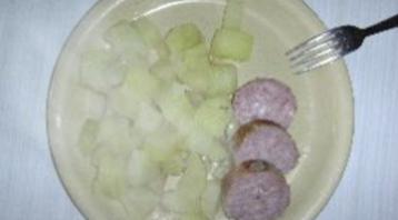 Photo recette Saucisson lyonnais, pommes de terre et vin blanc