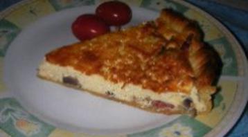 Photo recette Tarte aux champignons de Paris et jambon cru