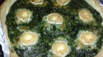 Photo recette Tarte aux épinards et au fromage de chèvre